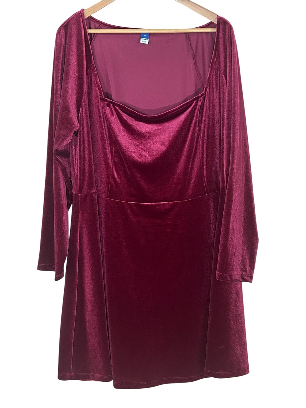 New Old Navy Red Velvet Dress Plus size 3X